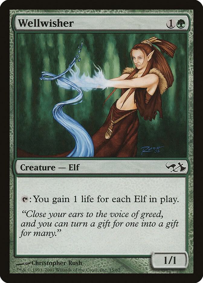 Wellwisher [Duel Decks: Elves vs. Goblins] 15