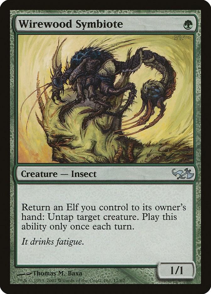 Wirewood Symbiote [Duel Decks: Elves vs. Goblins] 17