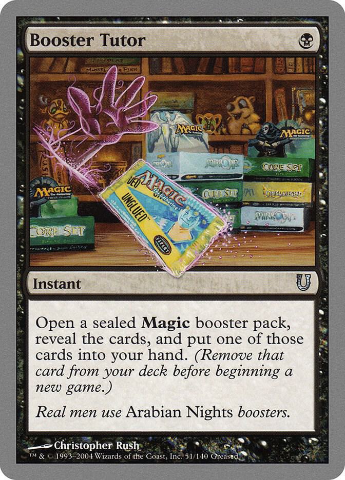 Booster Tutor [Unhinged] 51