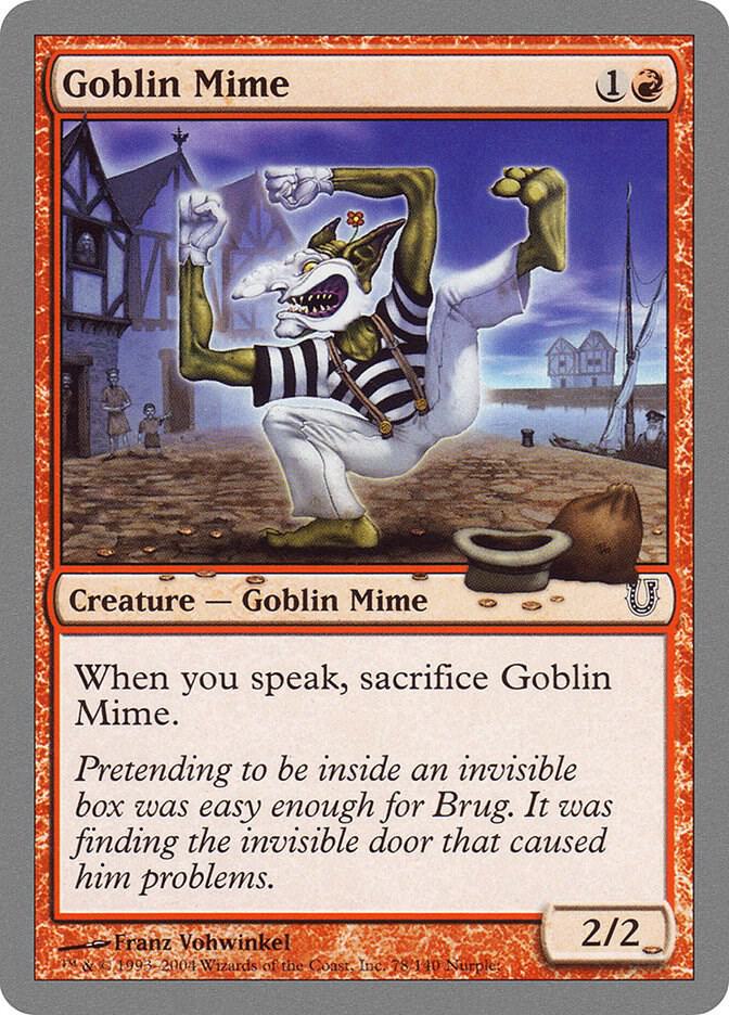 Goblin Mime [Unhinged] 78
