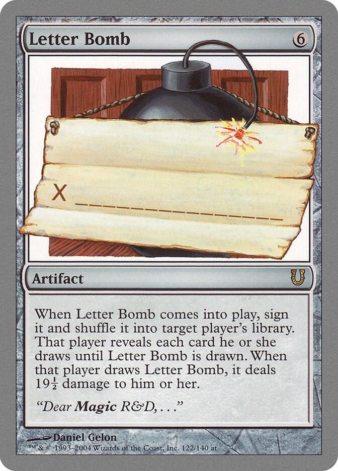 Letter Bomb [Unhinged] 122