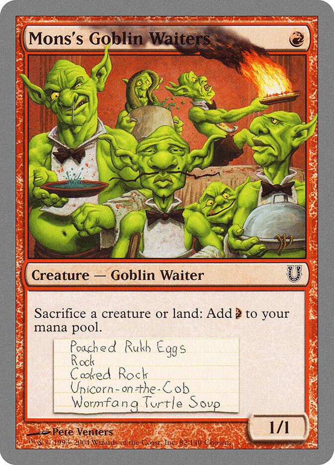 Mons's Goblin Waiters [Unhinged] 82