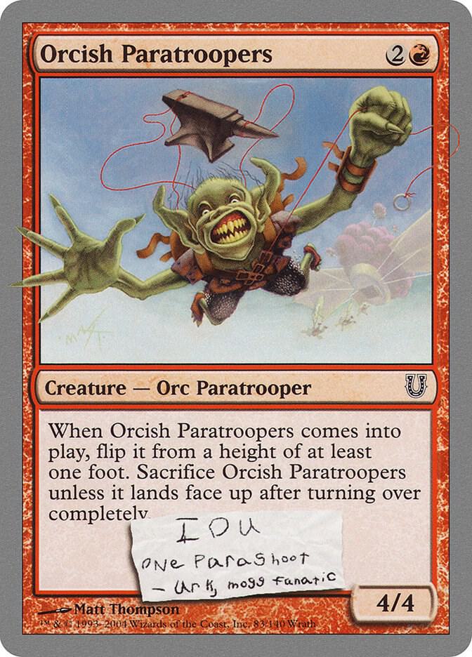 Orcish Paratroopers [Unhinged] 83