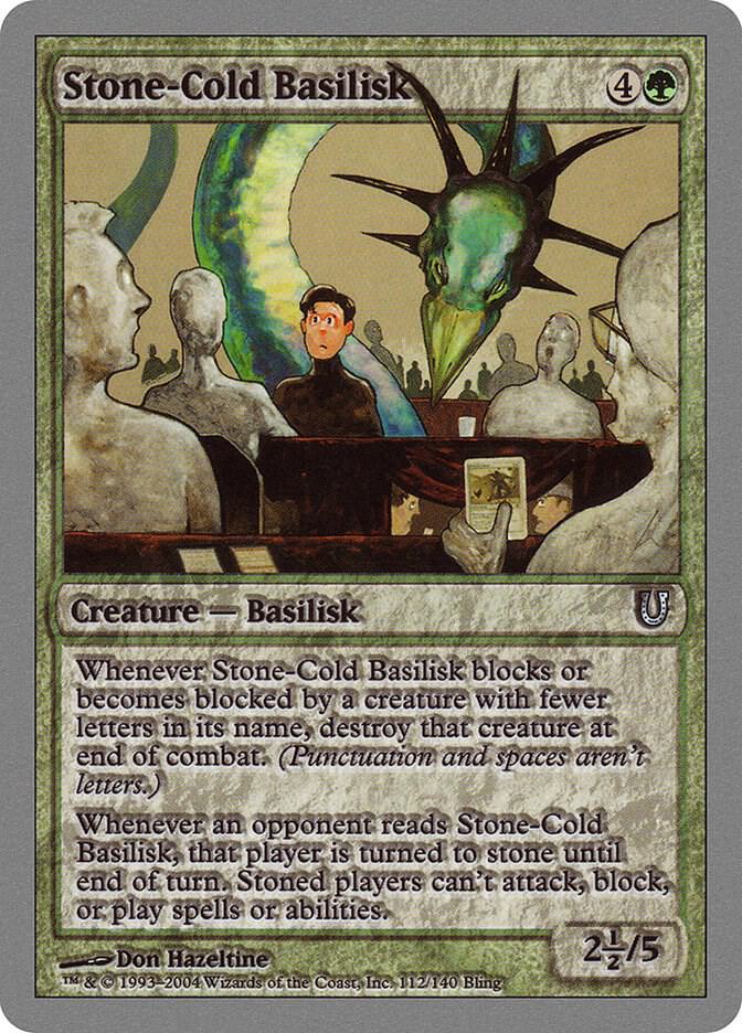 Stone-Cold Basilisk [Unhinged] 112
