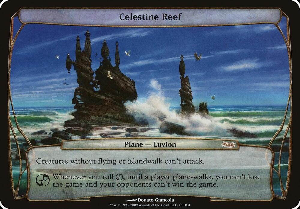 Celestine Reef (Prerelease Promo) [Oversize Cards] 42