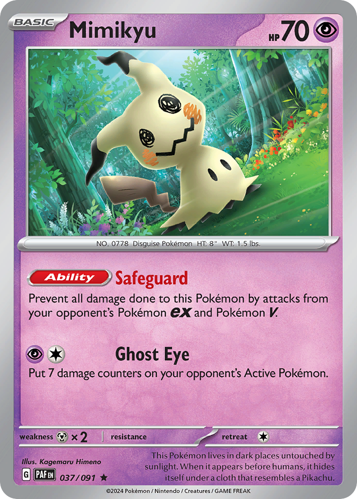 Mimikyu - 37/91 Paldean Fates