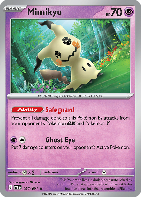 Mimikyu - 37/91 Paldean Fates