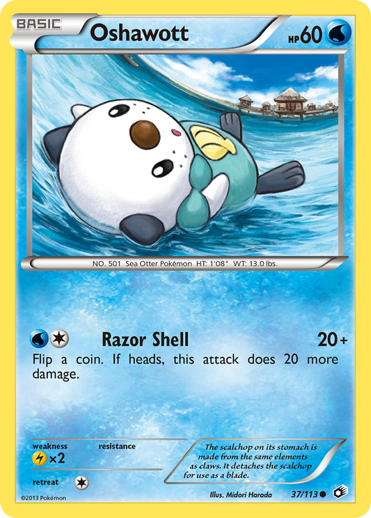 Oshawott - 37/113 Legendary Treasures