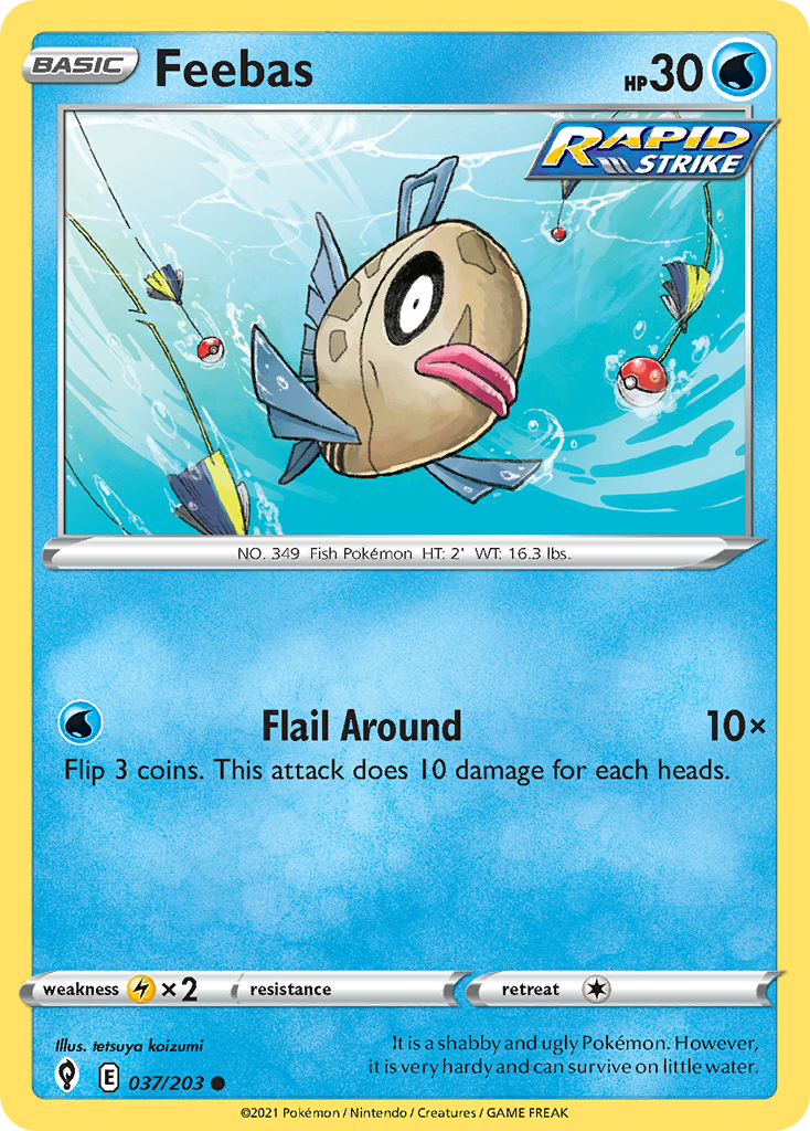 Feebas - 37/203 Evolving Skies