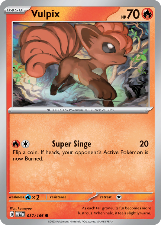 Vulpix - 37/165 151