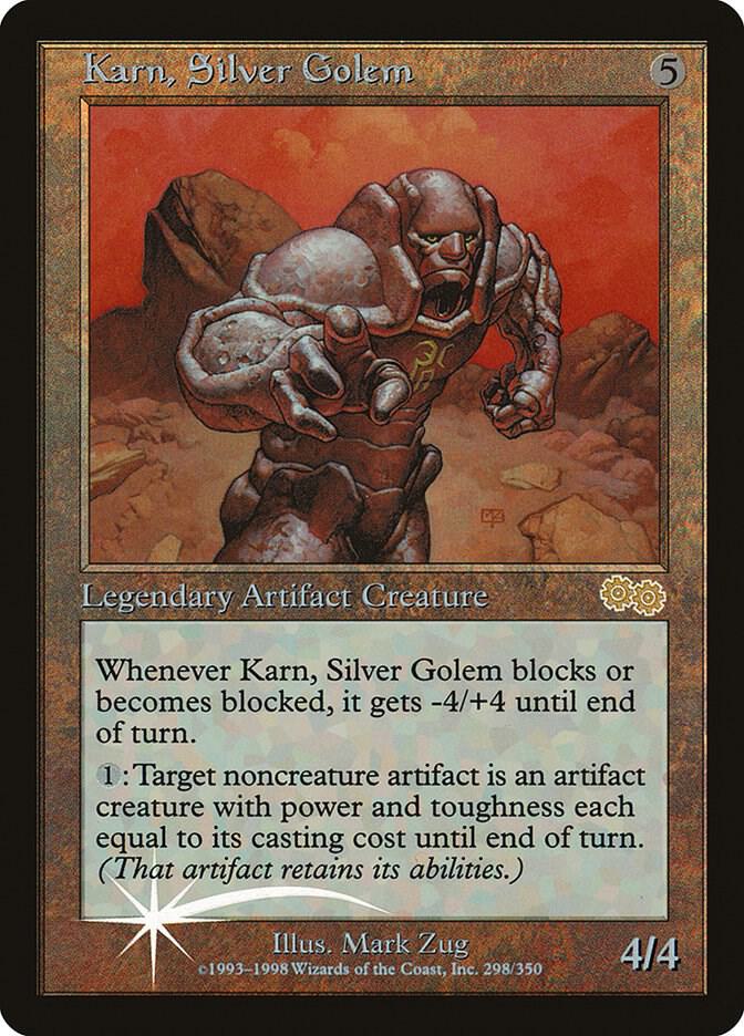 Karn, Silver Golem [Arena Promos] 298
