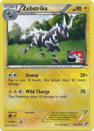 Zebstrika 42/114 Play! Pokemon Promo