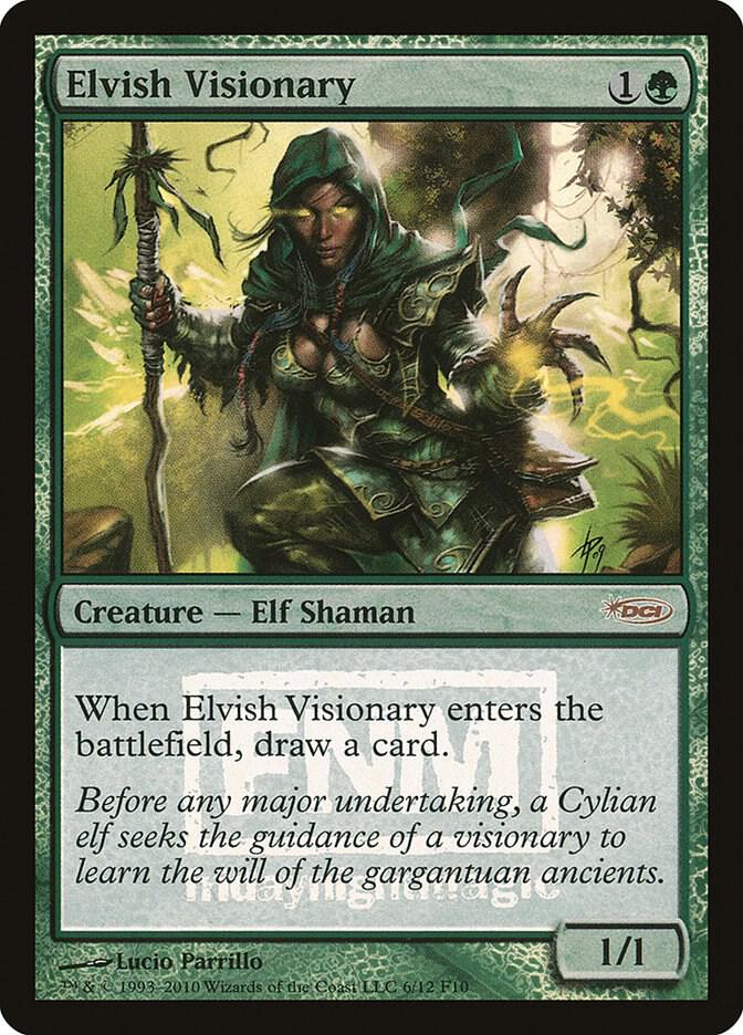 Elvish Visionary [FNM Promos] 6