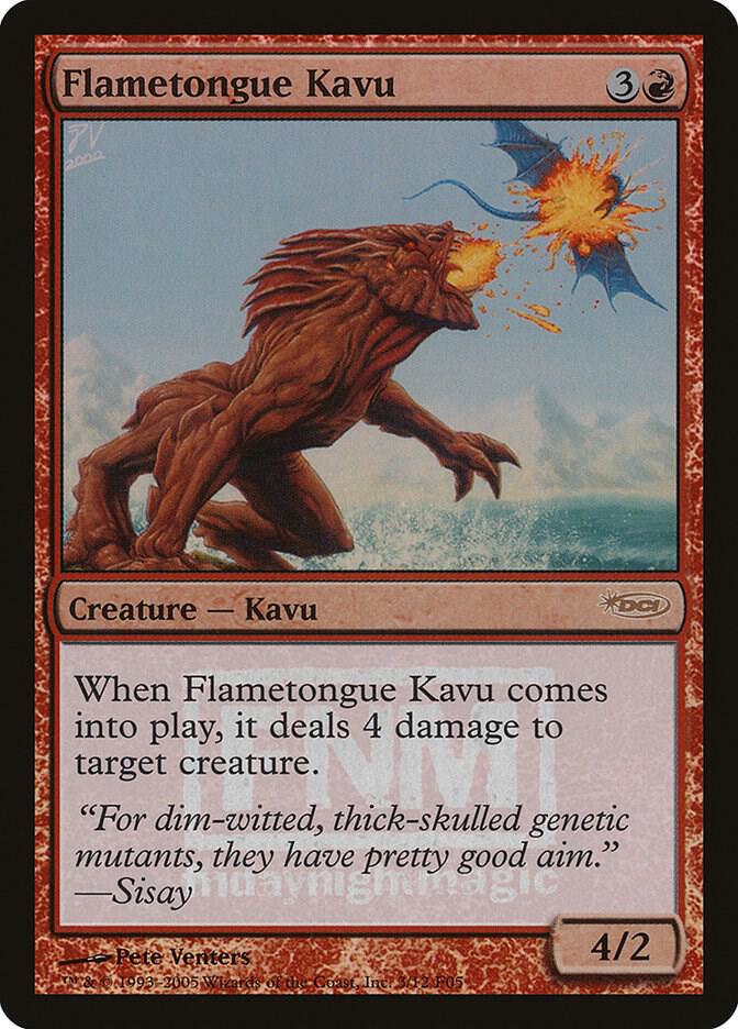 Flametongue Kavu [FNM Promos] 3