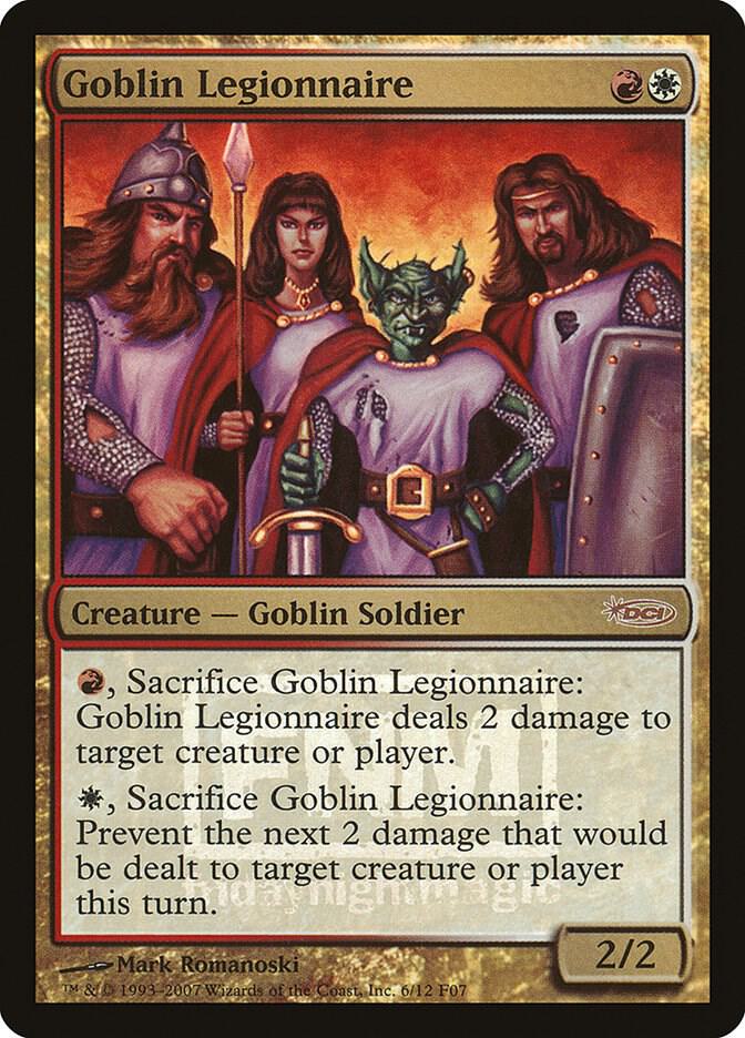 Goblin Legionnaire [FNM Promos] 6