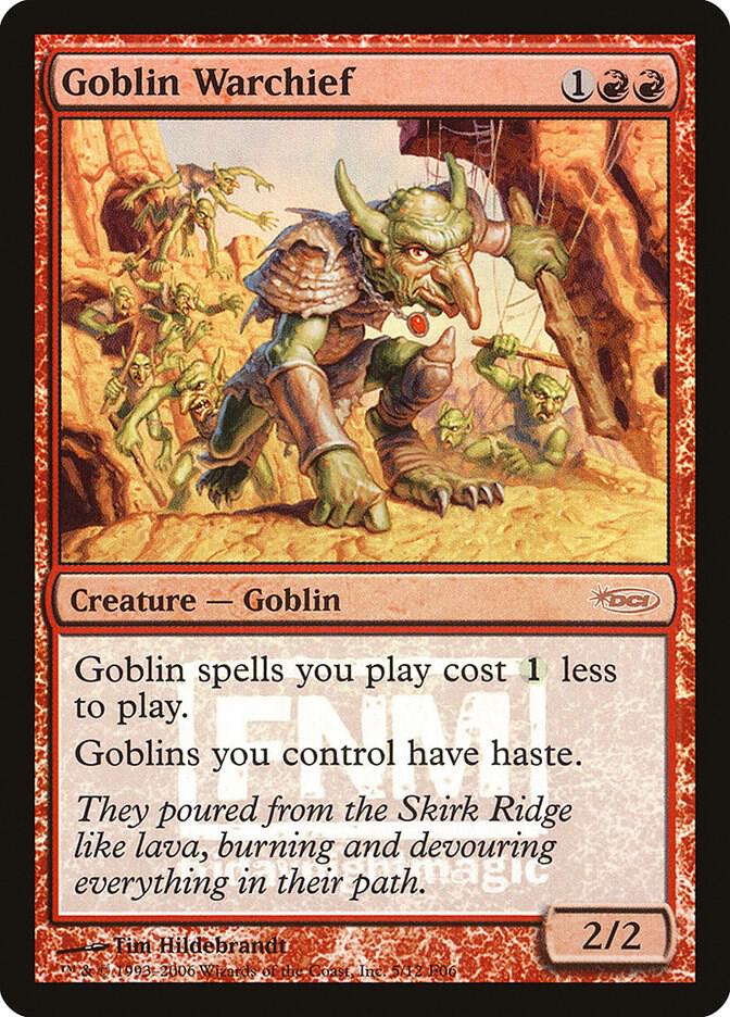 Goblin Warchief (2006) [FNM Promos] 5