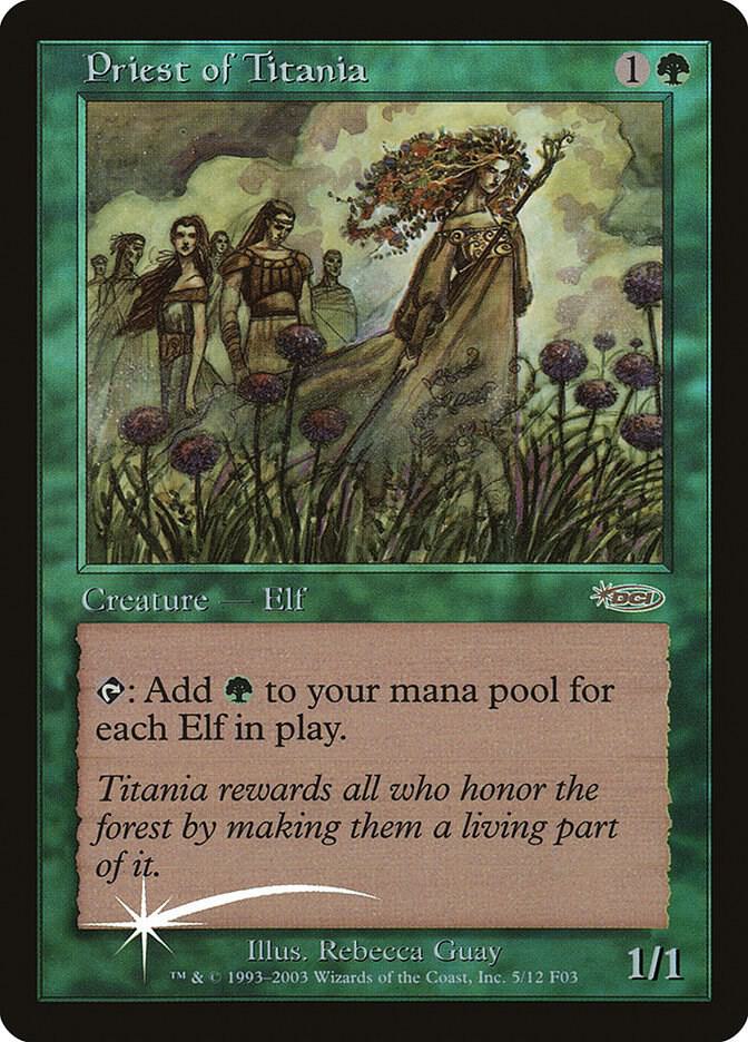 Priest of Titania [FNM Promos] 5