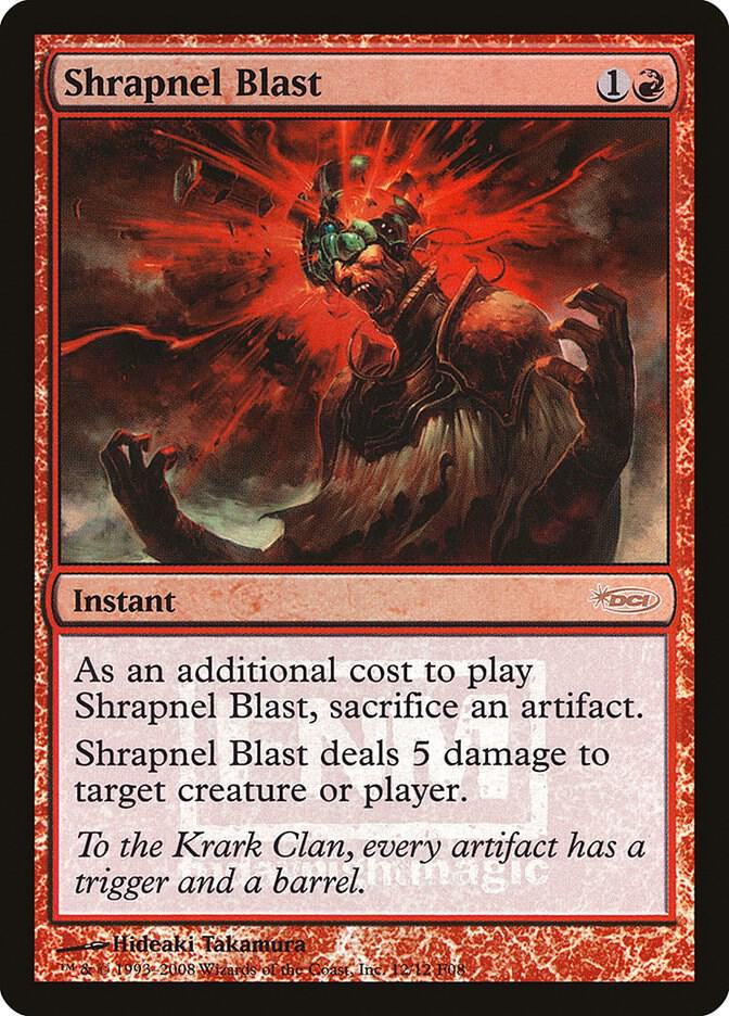 Shrapnel Blast [FNM Promos] 12