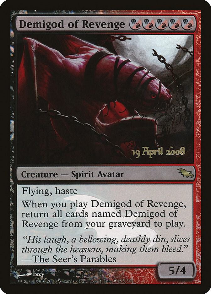 Demigod of Revenge [Prerelease Cards] 183