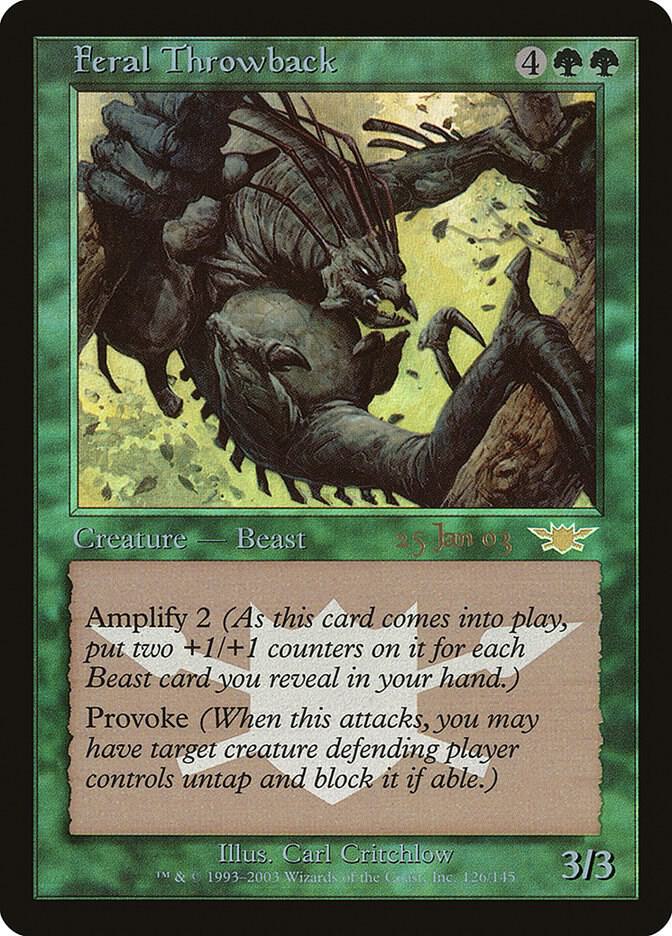 Feral Throwback [Prerelease Cards] 126