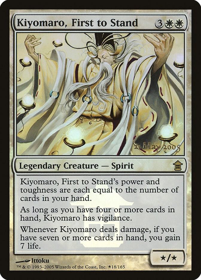 Kiyomaro, First to Stand [Prerelease Cards] 18