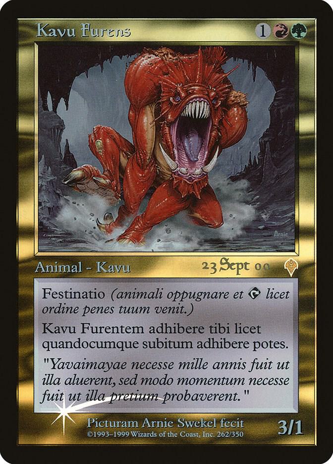 Raging Kavu (Latin) [Prerelease Cards] 262