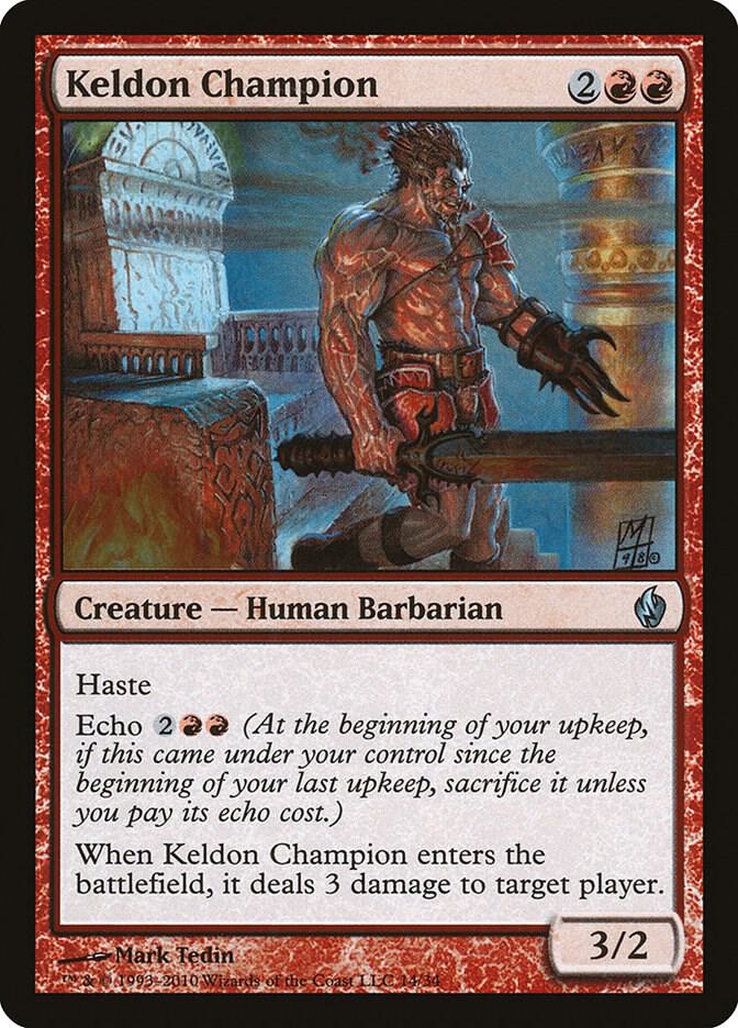 Keldon Champion [Premium Deck Series: Fire and Lightning] 14