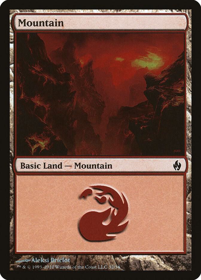 Mountain (32) [Premium Deck Series: Fire and Lightning] 32