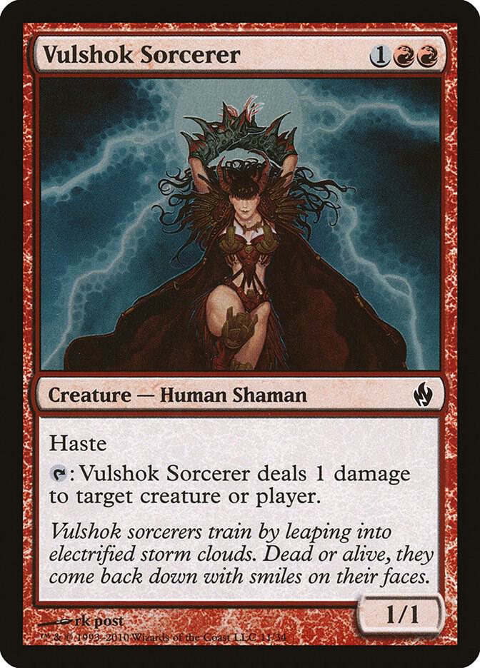 Vulshok Sorcerer [Premium Deck Series: Fire and Lightning] 11