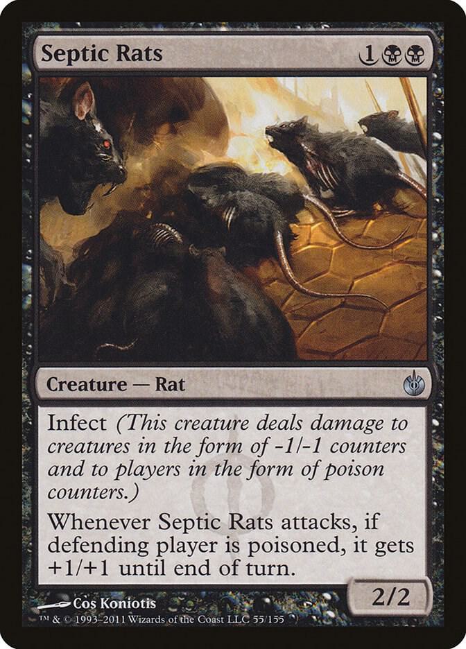 Septic Rats [Mirrodin Besieged] 55