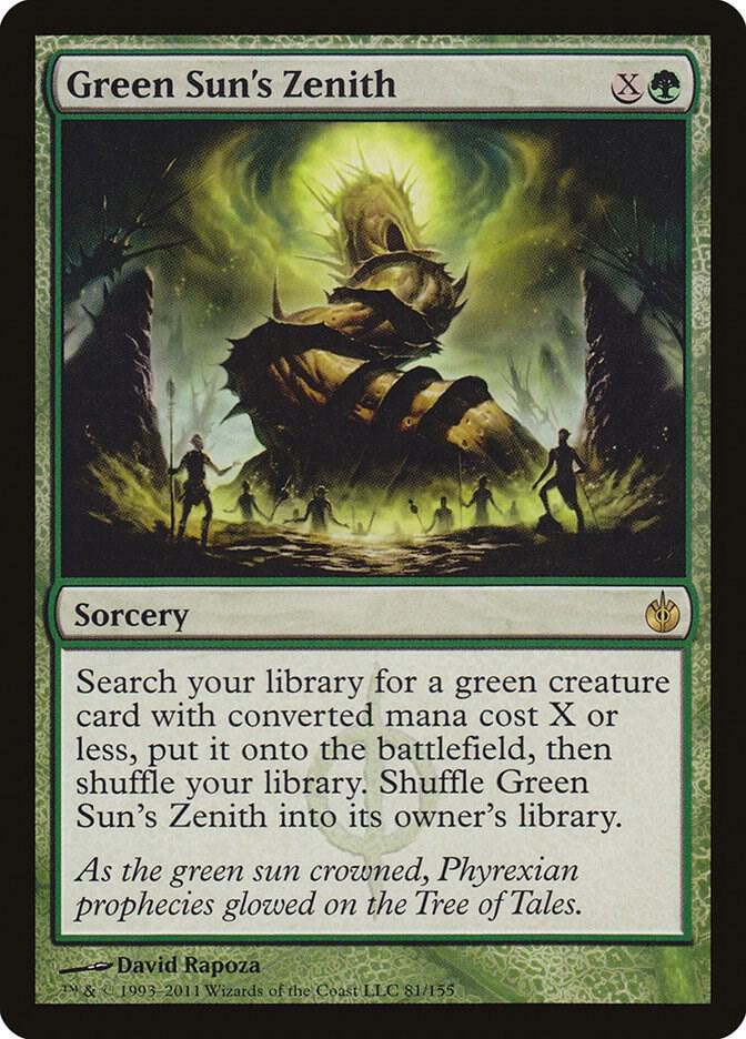 Green Sun's Zenith [Mirrodin Besieged] 81