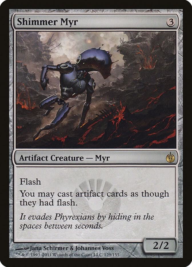 Shimmer Myr [Mirrodin Besieged] 129