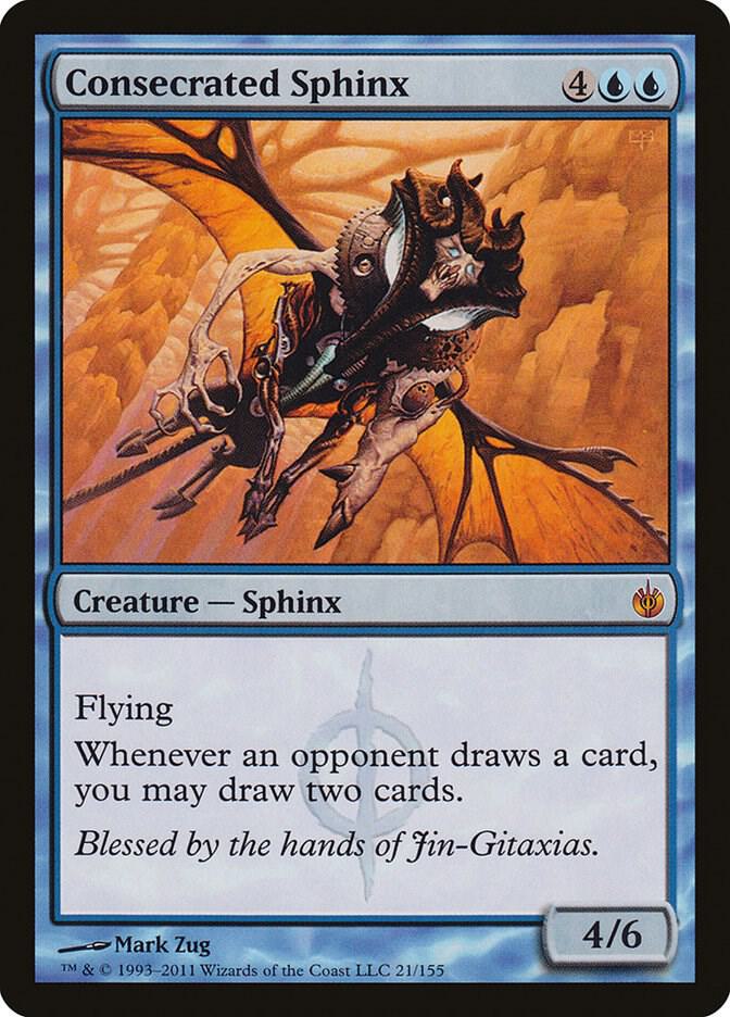Consecrated Sphinx [Mirrodin Besieged] 21