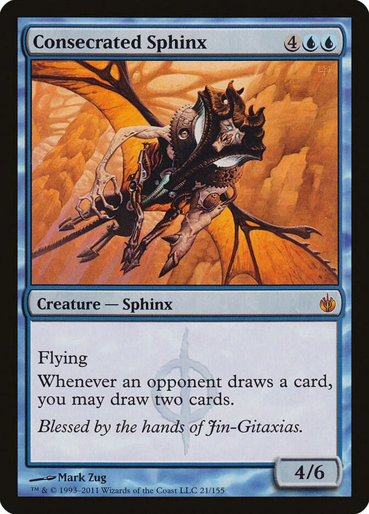 Consecrated Sphinx [Mirrodin Besieged] 21