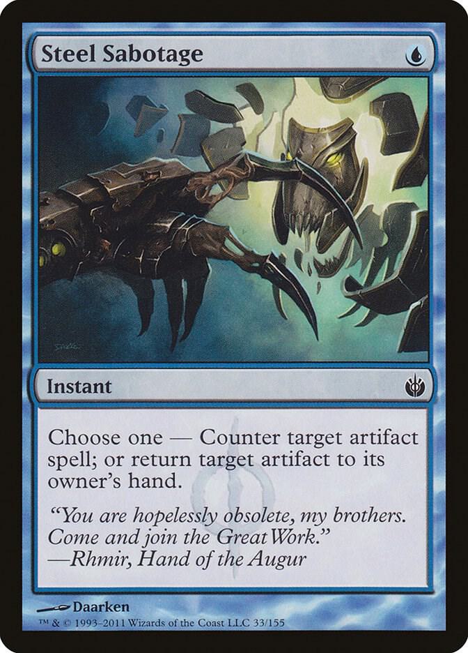 Steel Sabotage [Mirrodin Besieged] 33