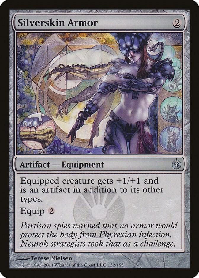 Silverskin Armor [Mirrodin Besieged] 132