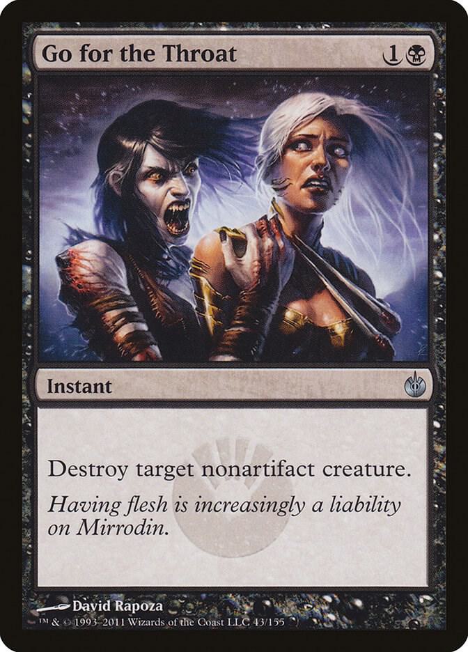 Go for the Throat [Mirrodin Besieged] 43