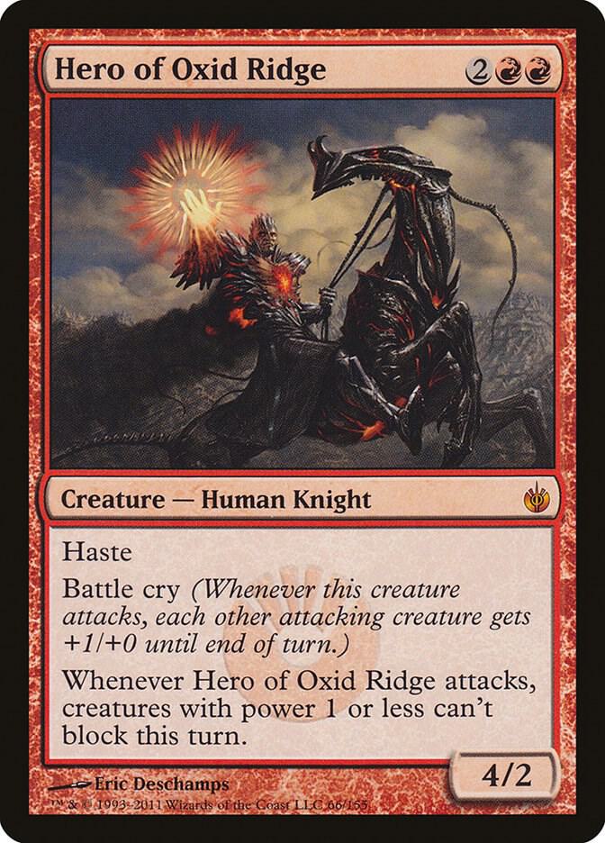 Hero of Oxid Ridge [Mirrodin Besieged] 66