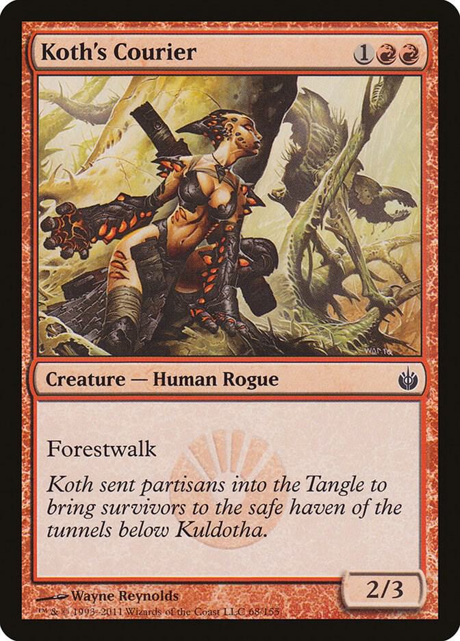 Koth's Courier [Mirrodin Besieged] 68