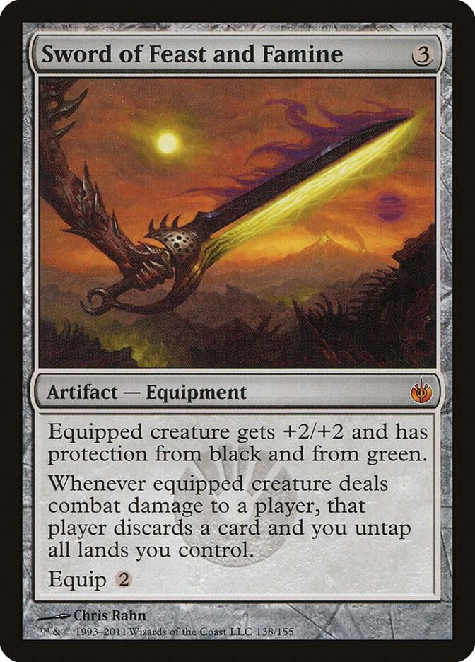 Sword of Feast and Famine [Mirrodin Besieged] 138
