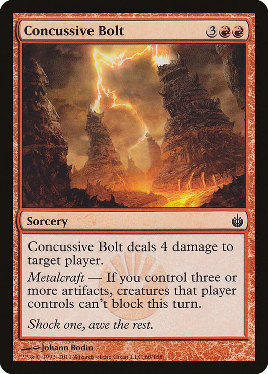 Concussive Bolt [Mirrodin Besieged] 60