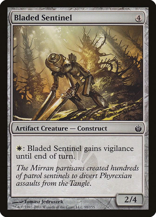 Bladed Sentinel [Mirrodin Besieged] 98