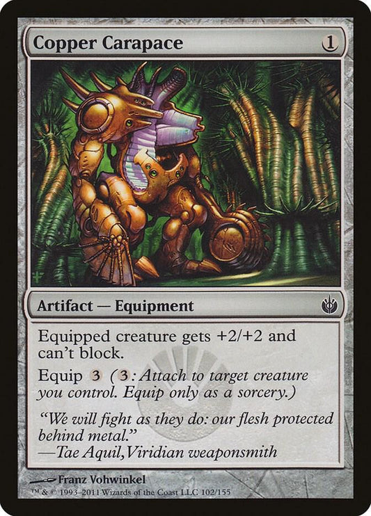 Copper Carapace [Mirrodin Besieged] 102