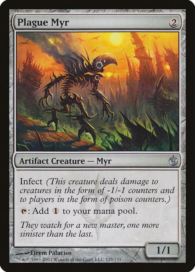 Plague Myr [Mirrodin Besieged] 125