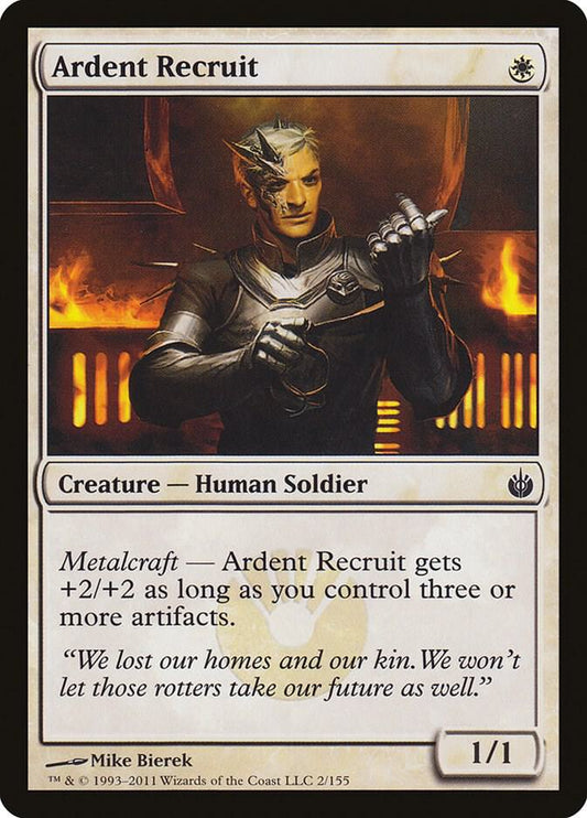 Ardent Recruit [Mirrodin Besieged] 2