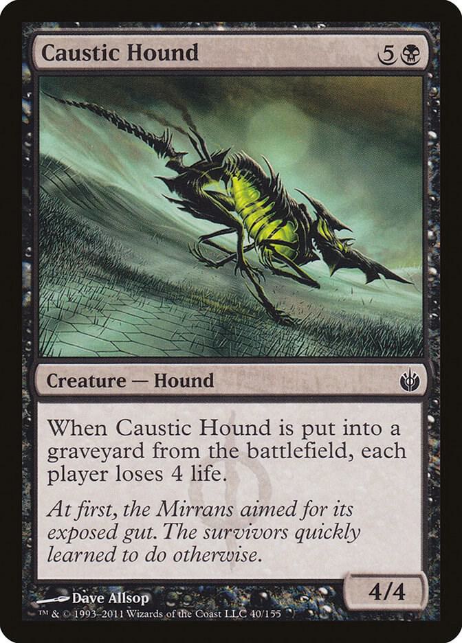 Caustic Hound [Mirrodin Besieged] 40