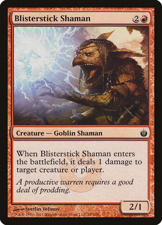 Blisterstick Shaman [Mirrodin Besieged] 58