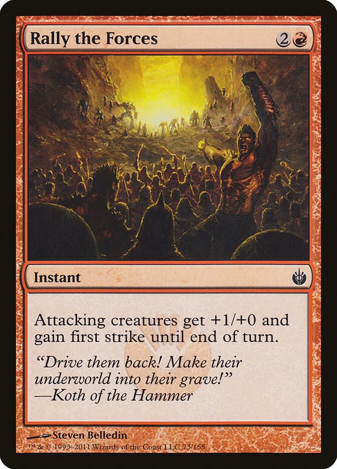 Rally the Forces [Mirrodin Besieged] 73