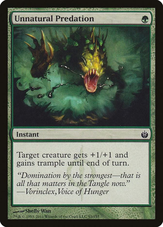 Unnatural Predation [Mirrodin Besieged] 93