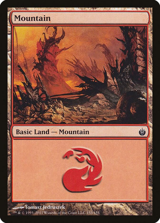 Mountain (153) [Mirrodin Besieged] 153